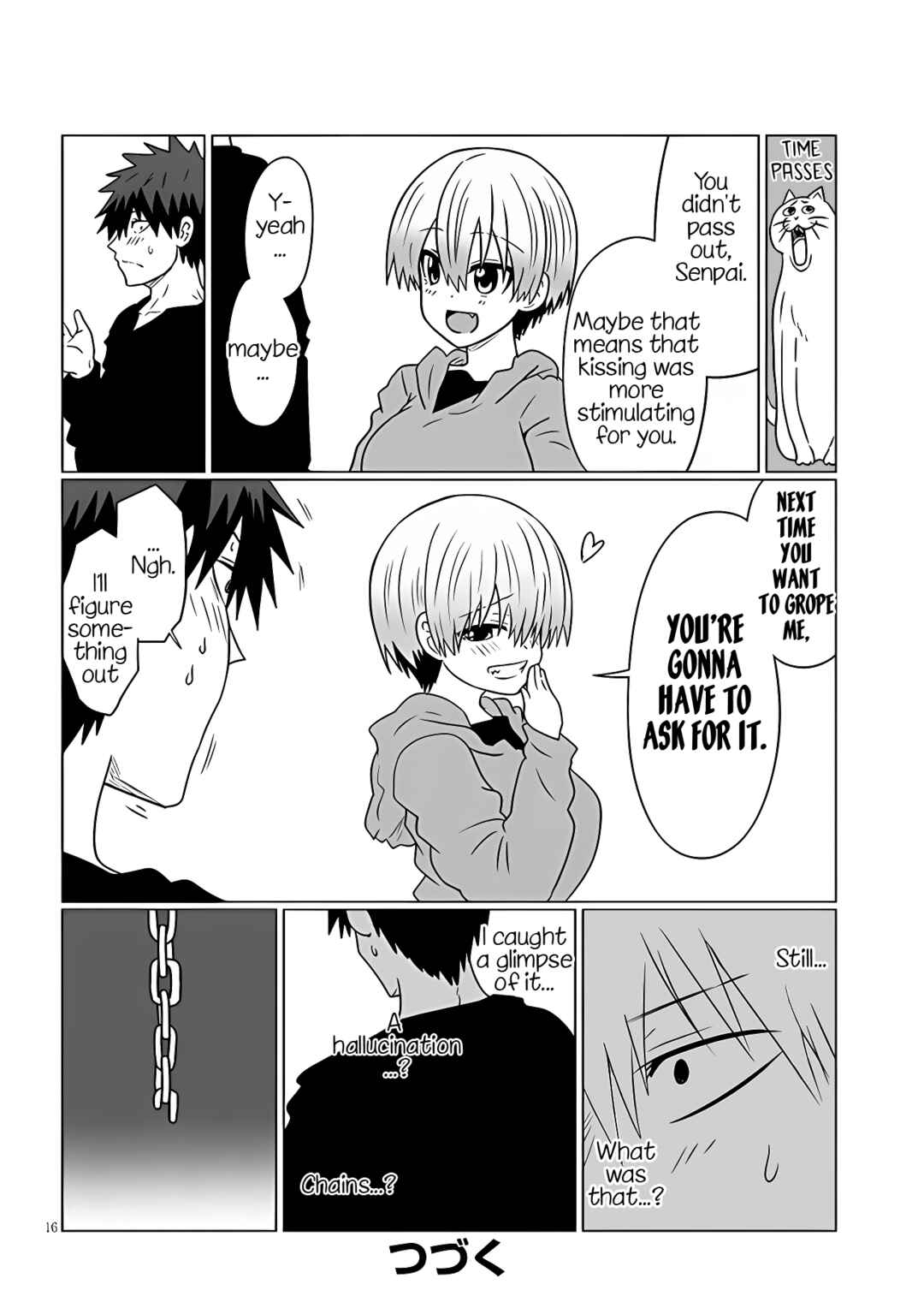 Page 15 Chapter 100 Uzaki-chan wa Asobitai!