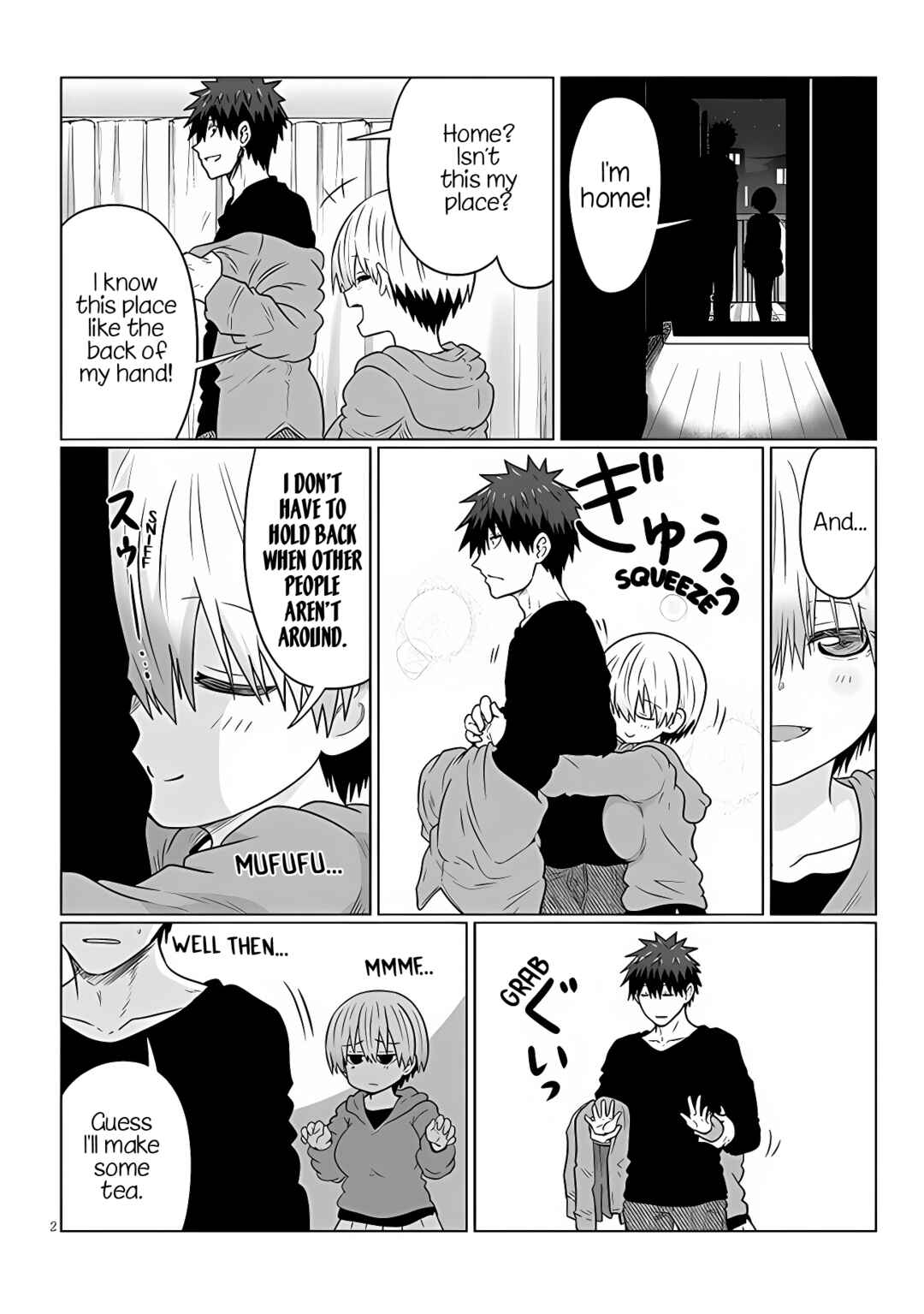 Page 2 Chapter 100 Uzaki-chan wa Asobitai!