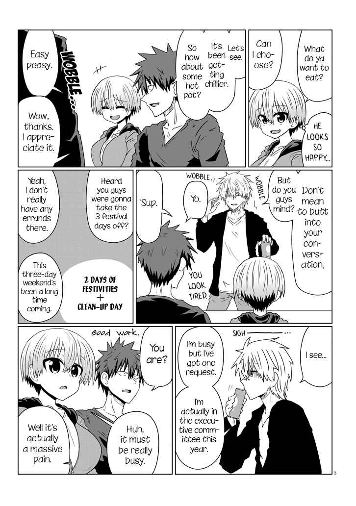 Page 5 Chapter 40 Uzaki-chan wa Asobitai!