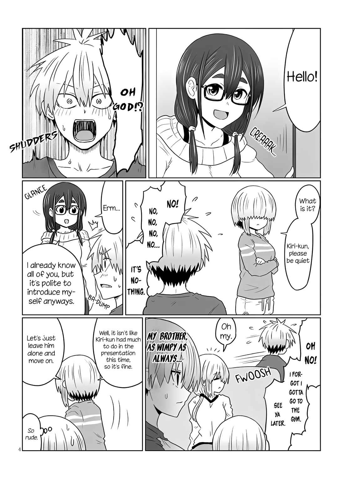 Page 4 Chapter 117 Uzaki-chan wa Asobitai!