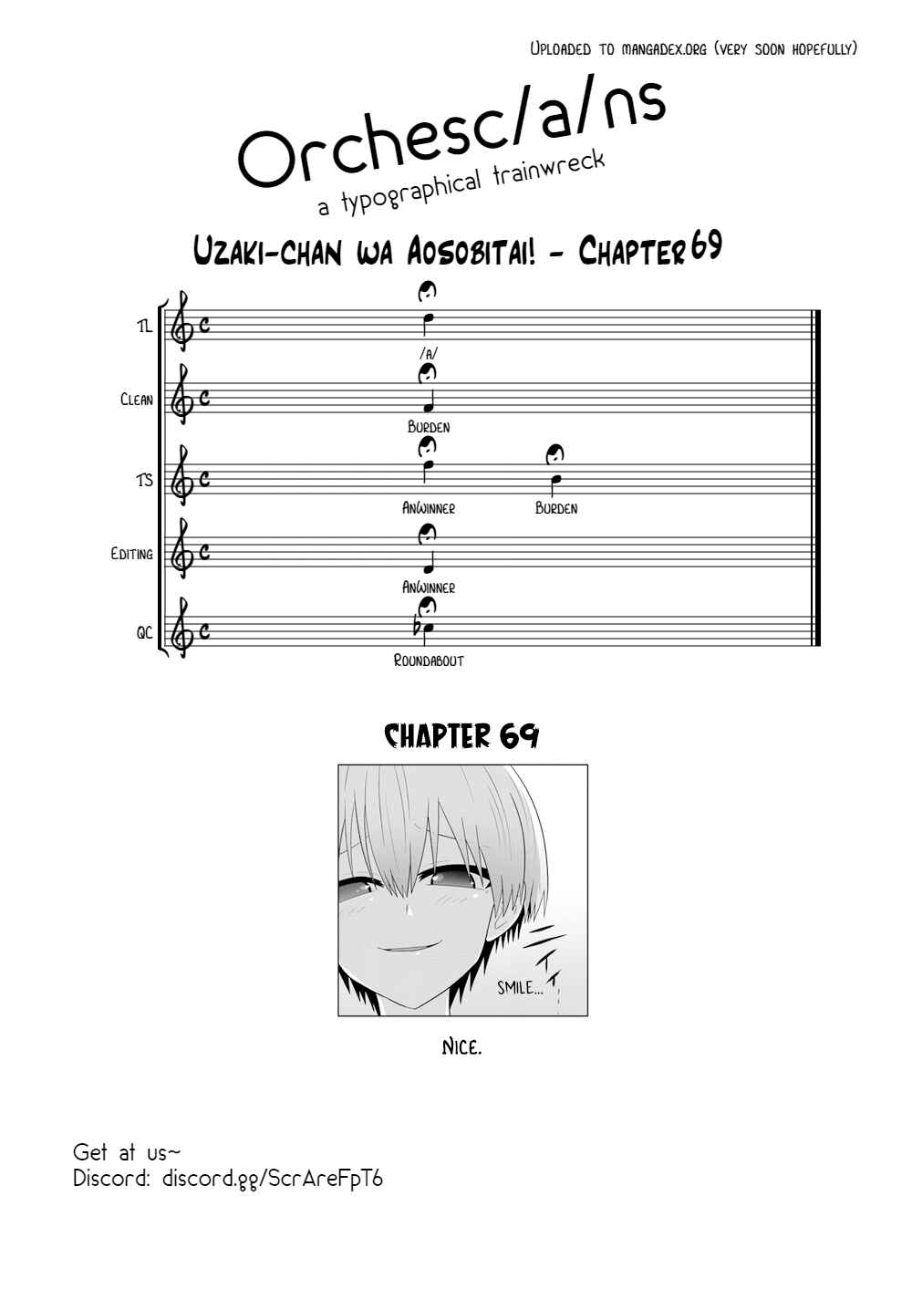 Page 17 Chapter 69 Uzaki-chan wa Asobitai!