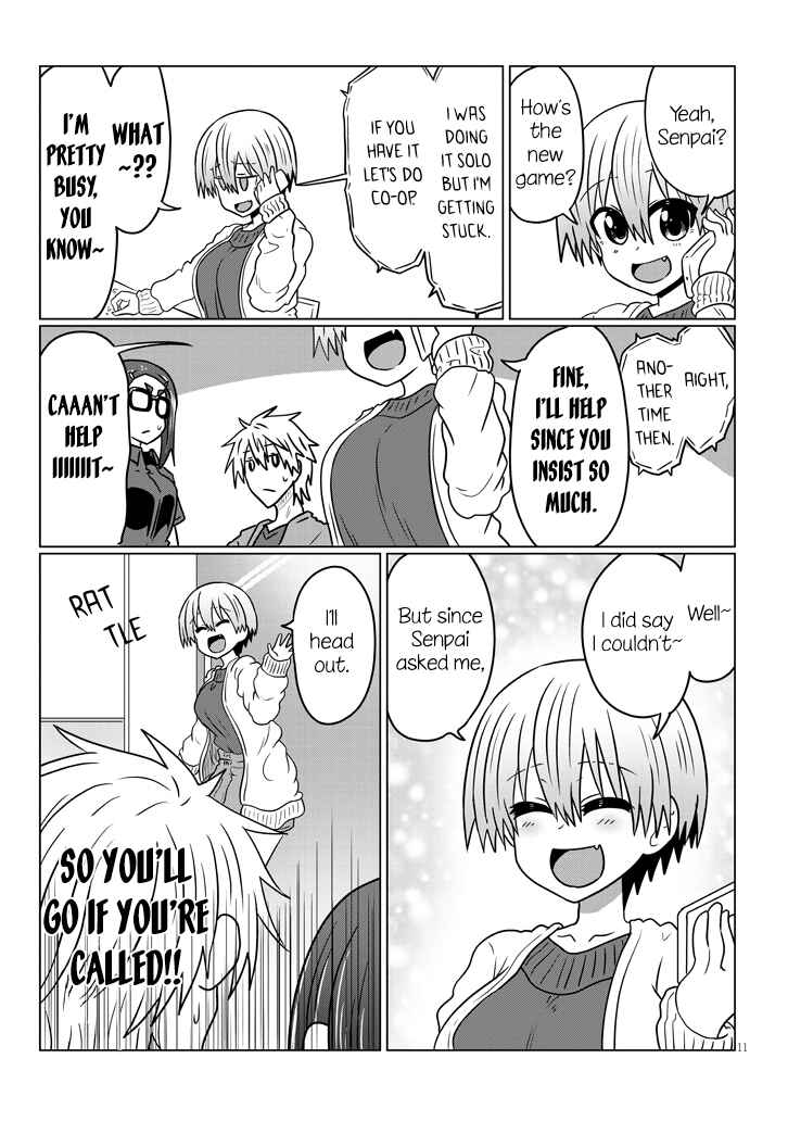 Page 11 Chapter 43 Uzaki-chan wa Asobitai!
