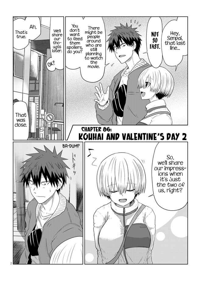 Page 2 Chapter 86 Uzaki-chan wa Asobitai!