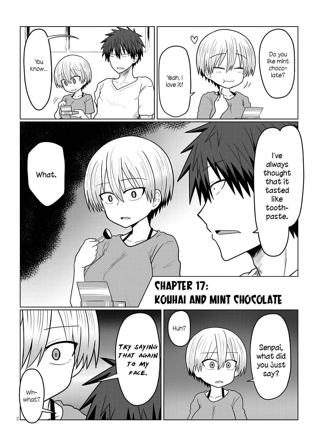 Page 2 Chapter 17 Uzaki-chan wa Asobitai!