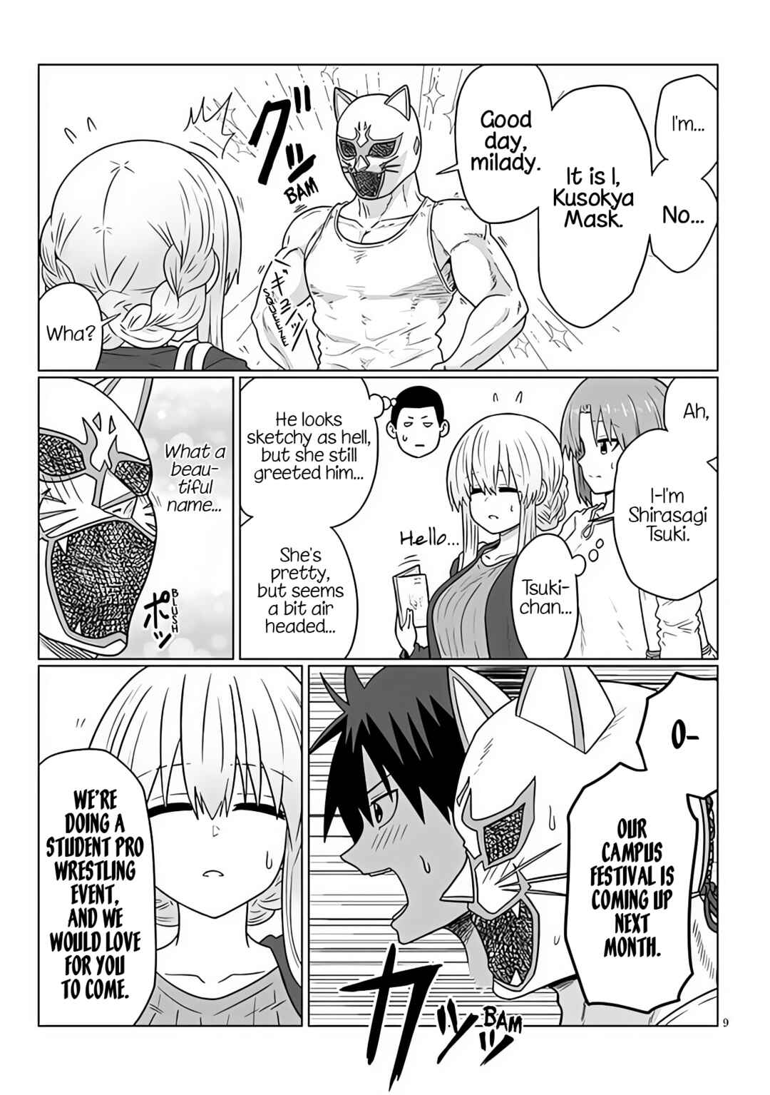 Page 9 Chapter 98 Uzaki-chan wa Asobitai!