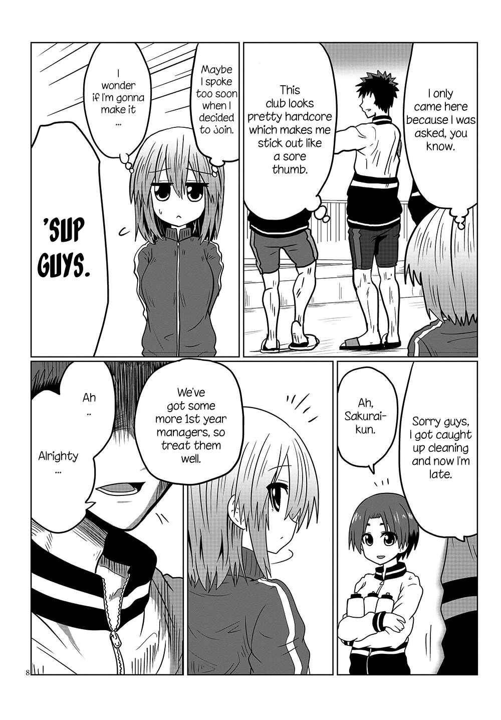 Page 8 Chapter 30 Uzaki-chan wa Asobitai!