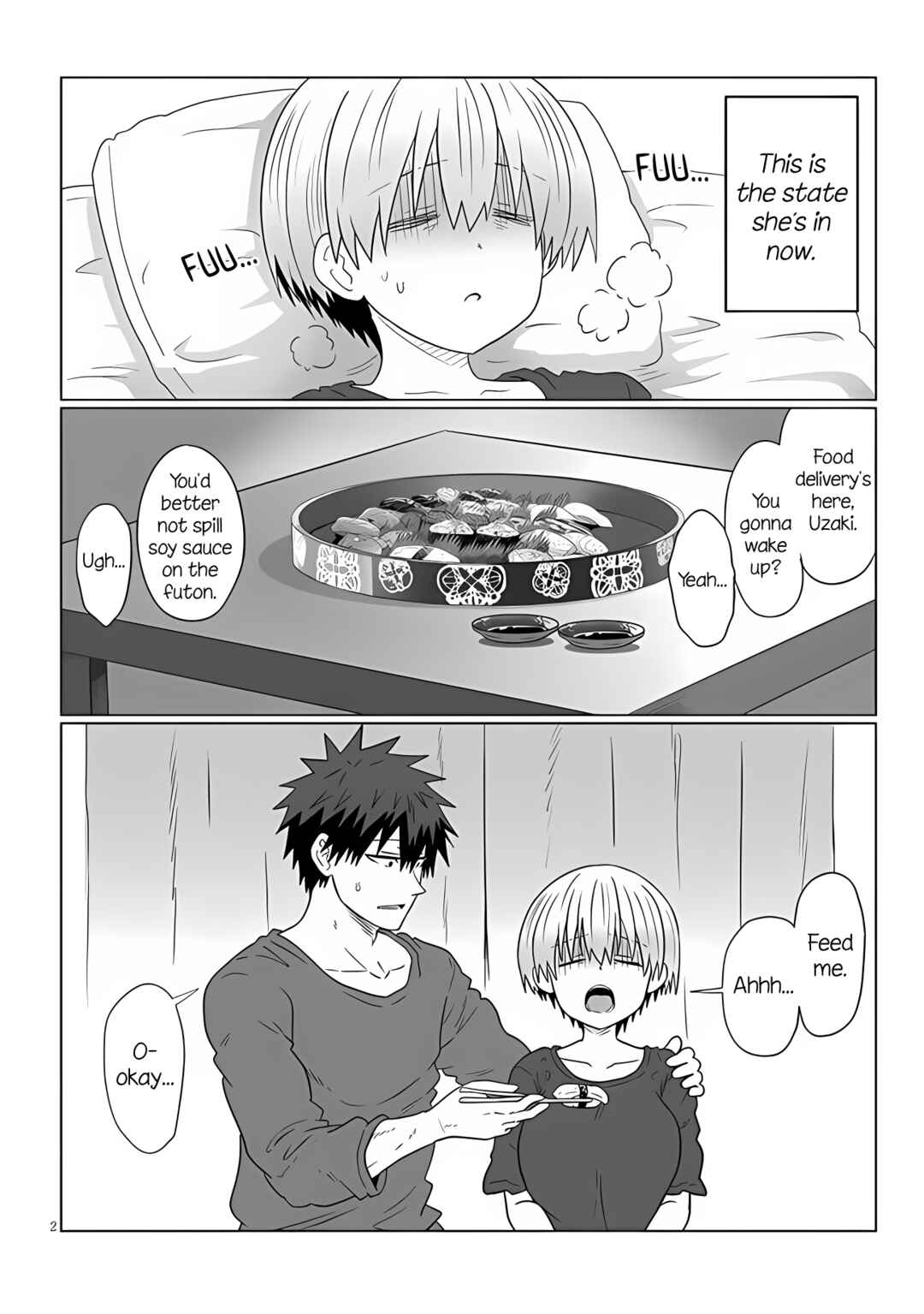 Page 2 Chapter 107 Uzaki-chan wa Asobitai!
