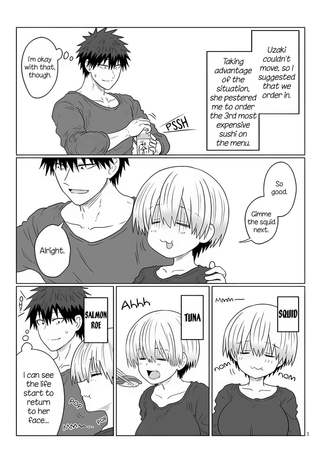 Page 3 Chapter 107 Uzaki-chan wa Asobitai!