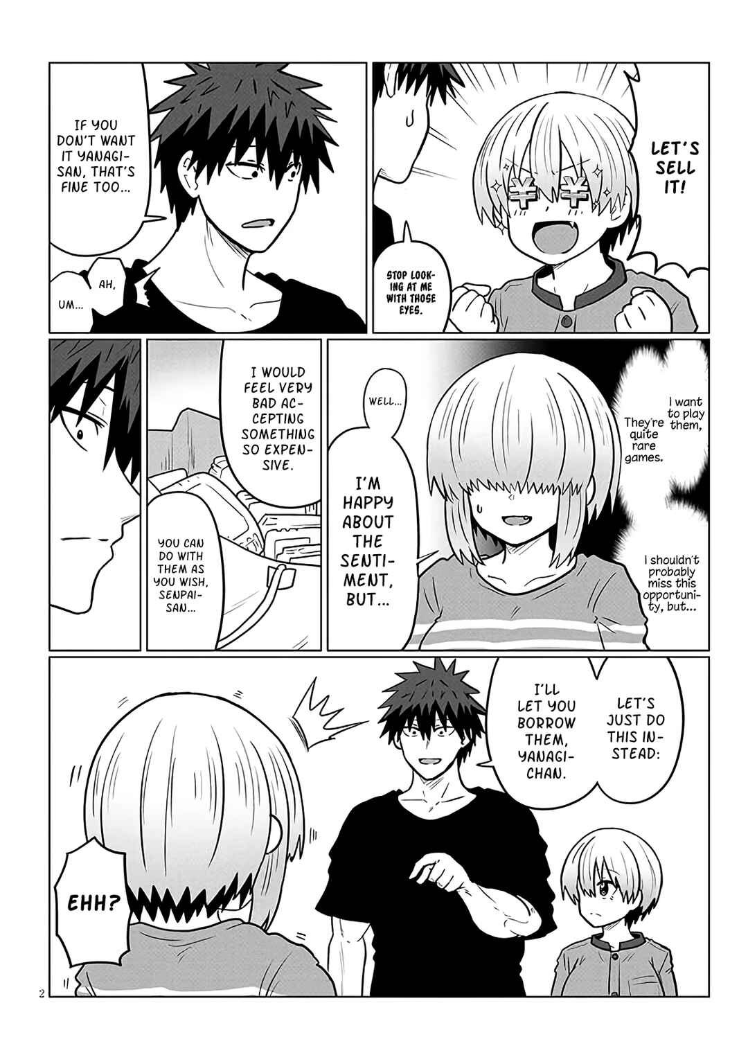 Page 2 Chapter 126 Uzaki-chan wa Asobitai!