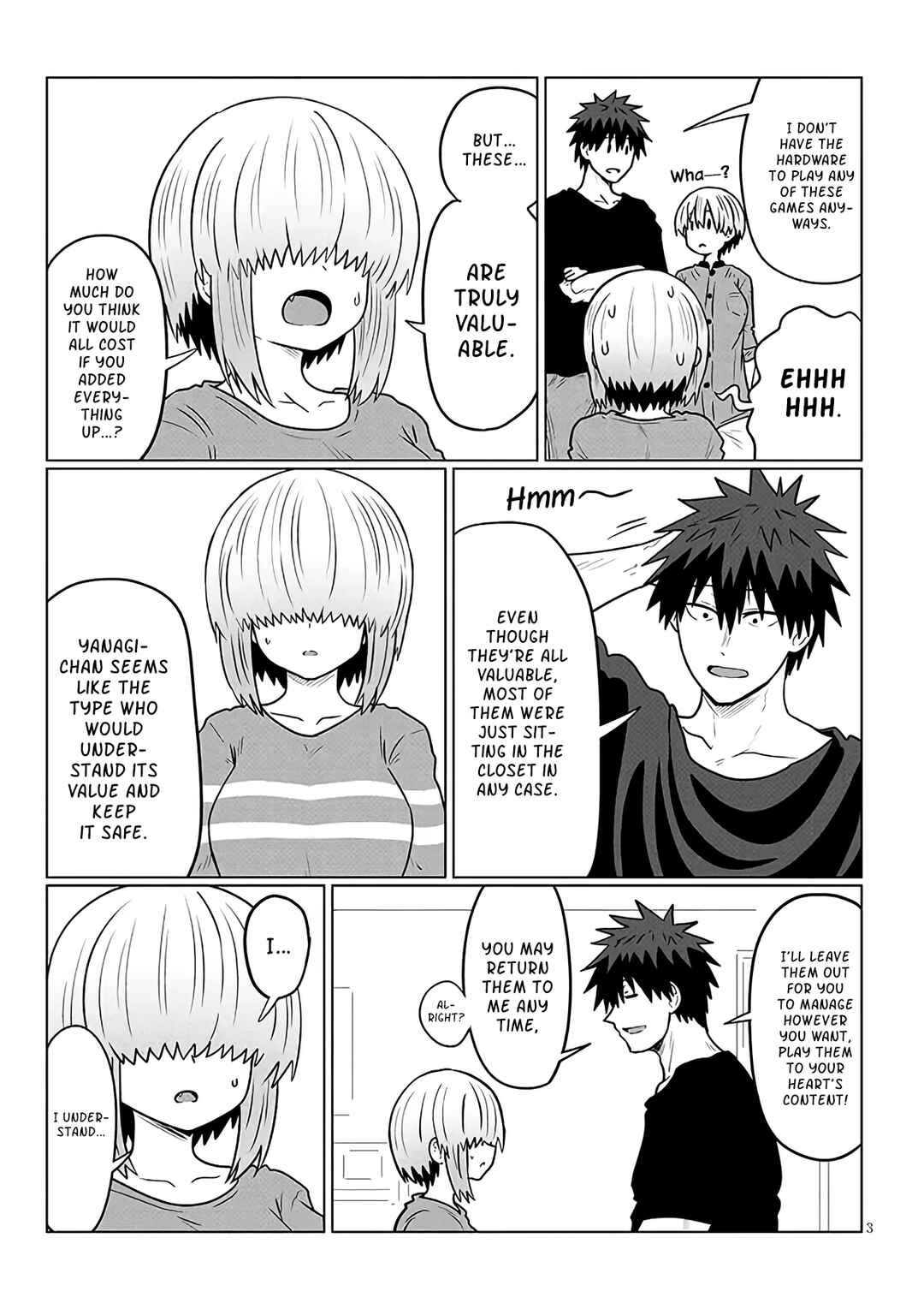 Page 3 Chapter 126 Uzaki-chan wa Asobitai!