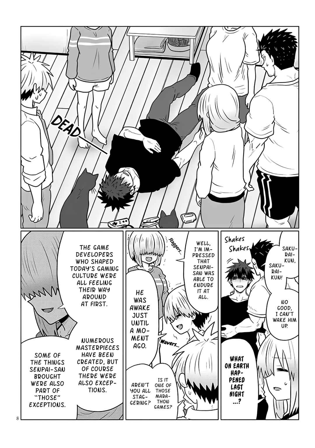Page 8 Chapter 126 Uzaki-chan wa Asobitai!