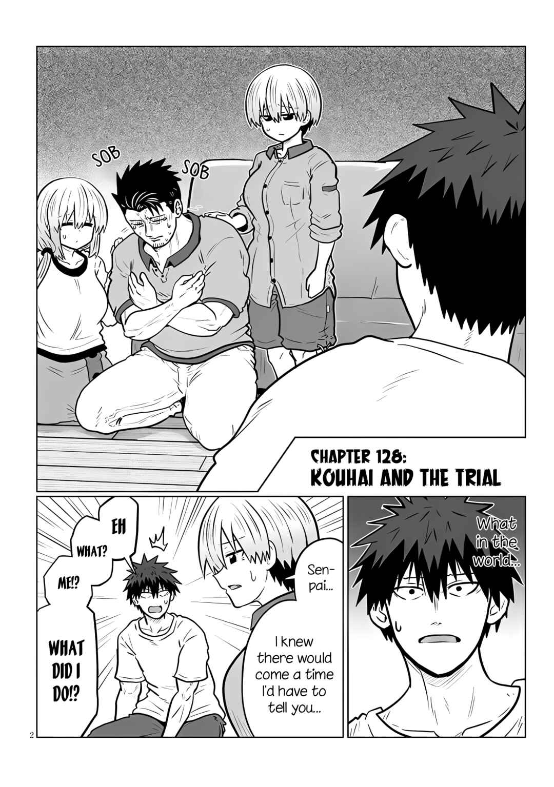Page 2 Chapter 128 Uzaki-chan wa Asobitai!