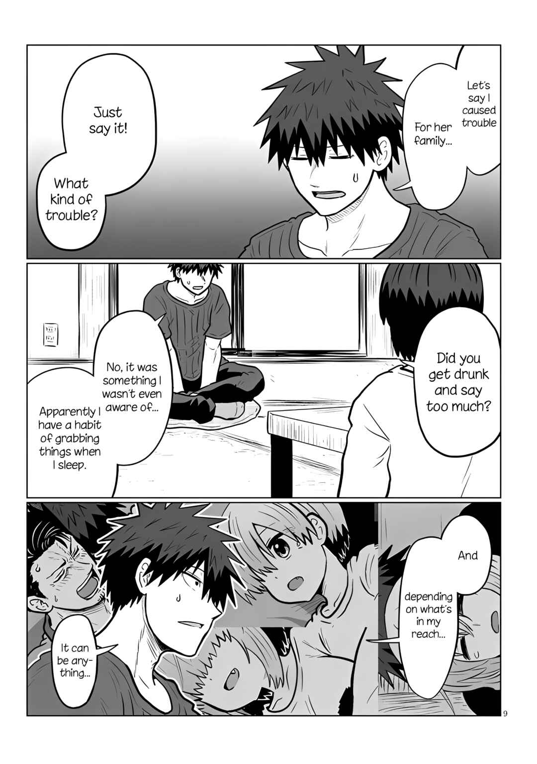 Page 9 Chapter 128 Uzaki-chan wa Asobitai!