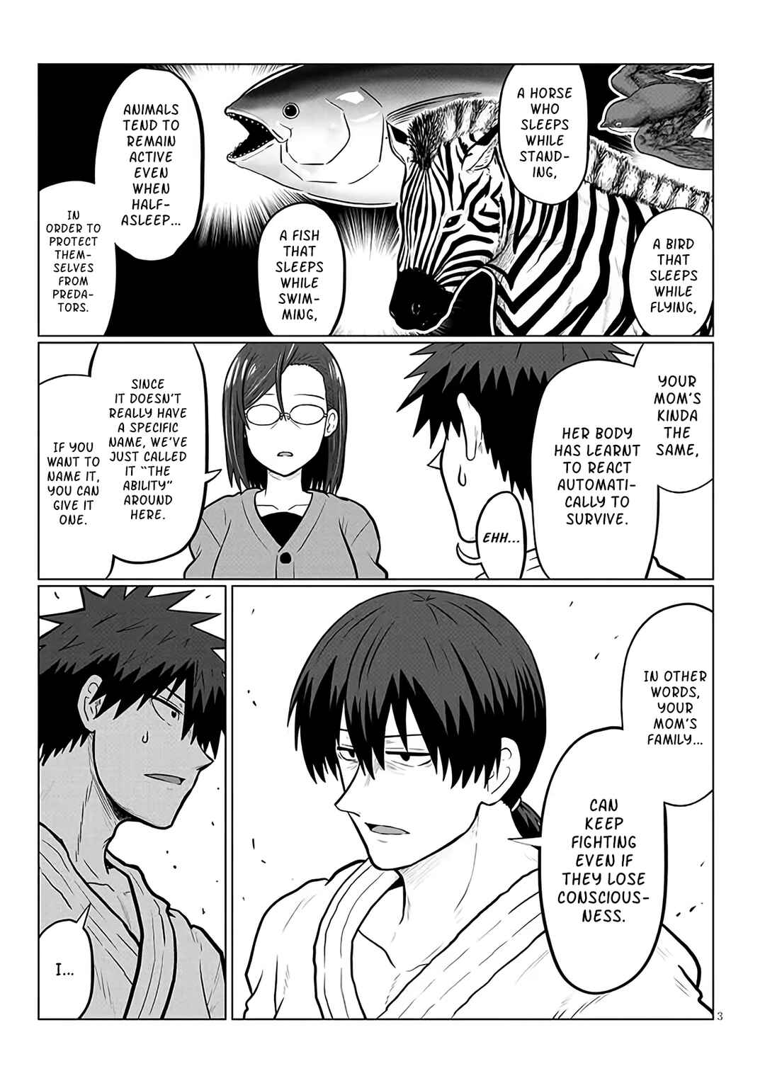 Page 3 Chapter 129 Uzaki-chan wa Asobitai!