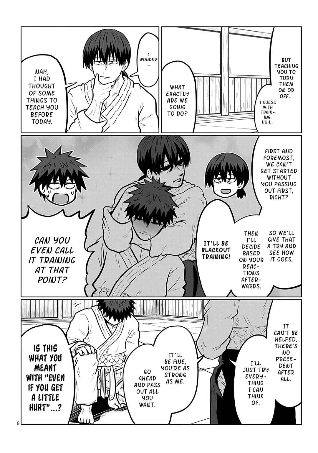 Page 8 Chapter 129 Uzaki-chan wa Asobitai!