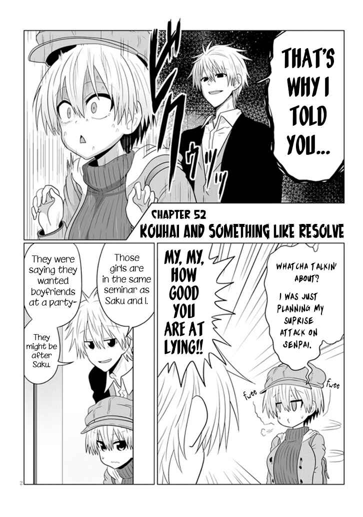 Page 2 Chapter 52 Uzaki-chan wa Asobitai!