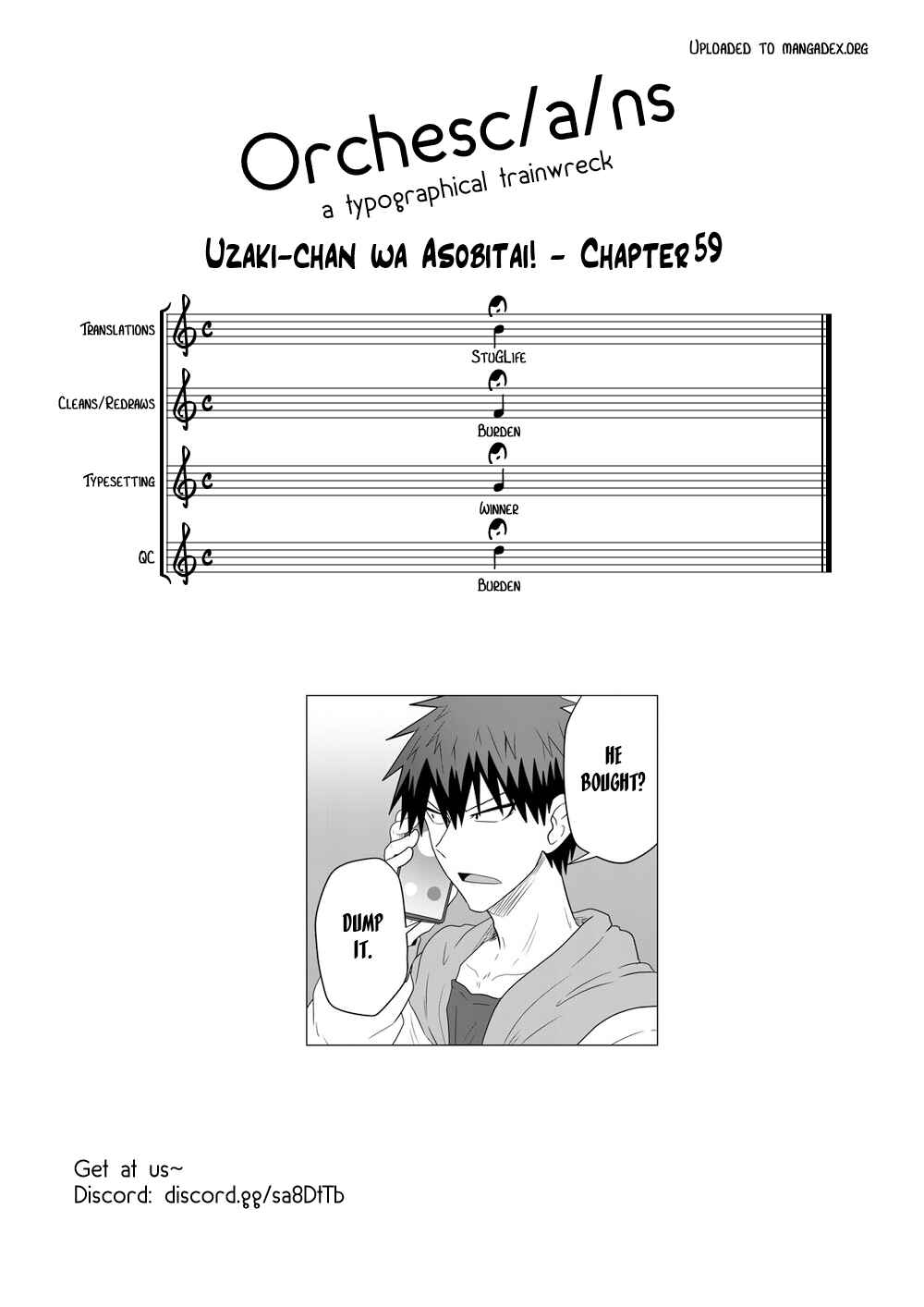 Page 13 Chapter 59 Uzaki-chan wa Asobitai!