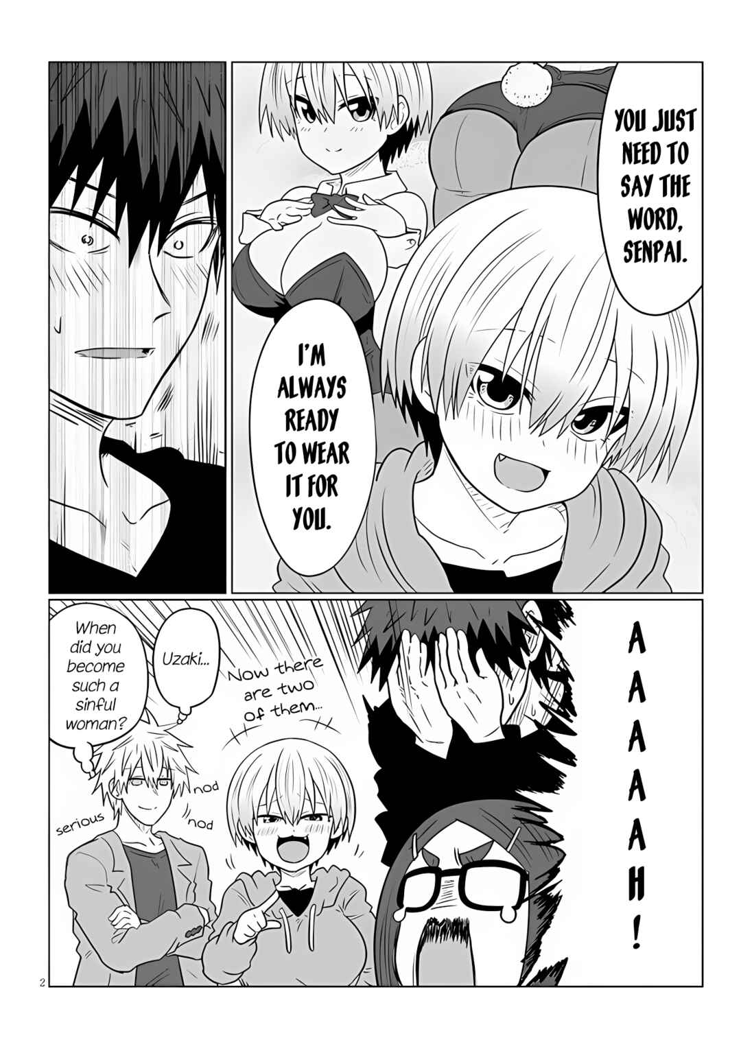 Page 2 Chapter 104.1 Uzaki-chan wa Asobitai!
