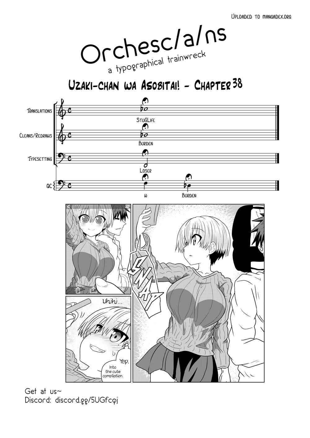 Page 13 Chapter 38 Uzaki-chan wa Asobitai!