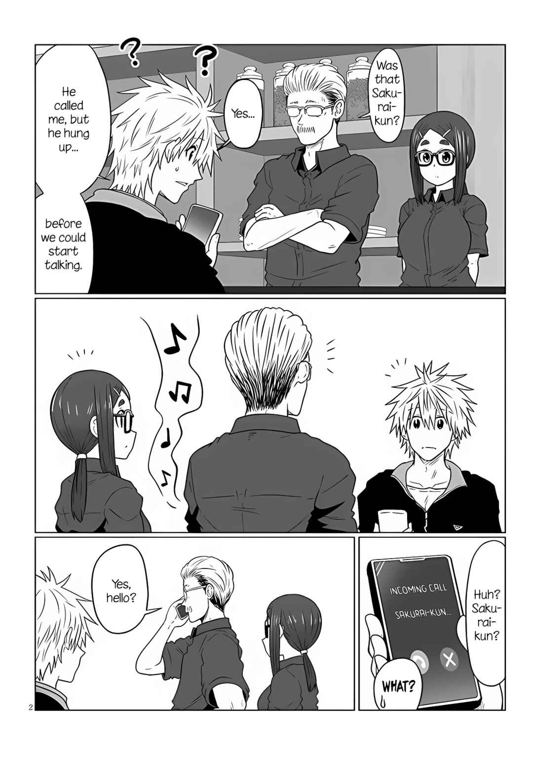 Page 2 Chapter 102 Uzaki-chan wa Asobitai!