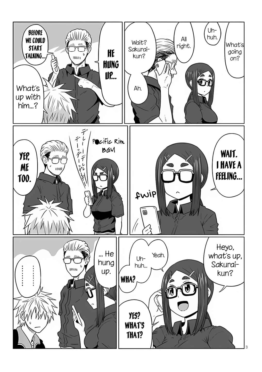 Page 3 Chapter 102 Uzaki-chan wa Asobitai!