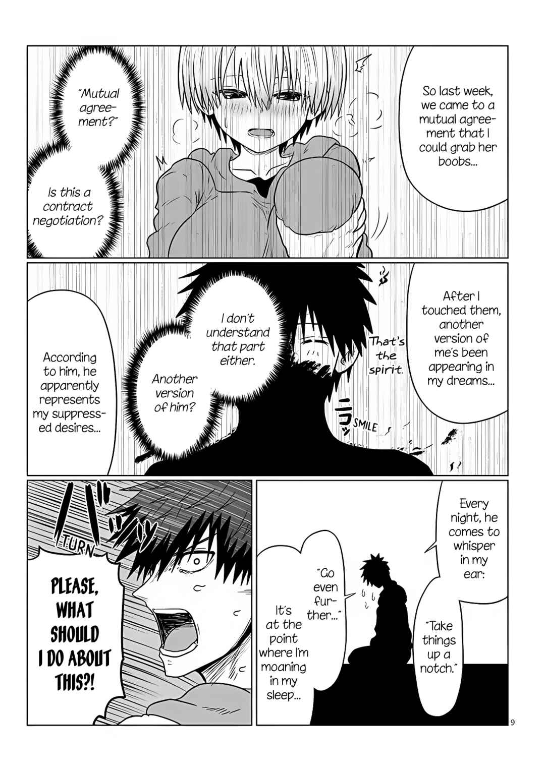 Page 9 Chapter 102 Uzaki-chan wa Asobitai!
