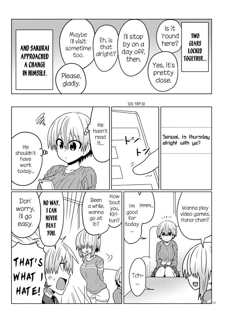 Page 13 Chapter 49 Uzaki-chan wa Asobitai!