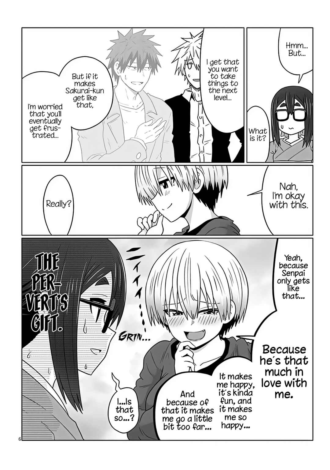 Page 6 Chapter 95 Uzaki-chan wa Asobitai!