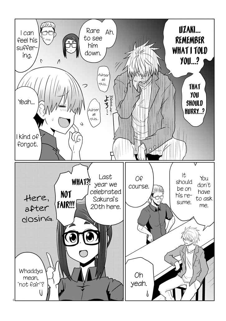 Page 4 Chapter 51 Uzaki-chan wa Asobitai!