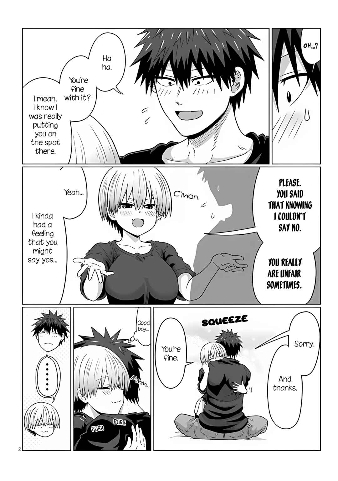 Page 2 Chapter 106.2 Uzaki-chan wa Asobitai!