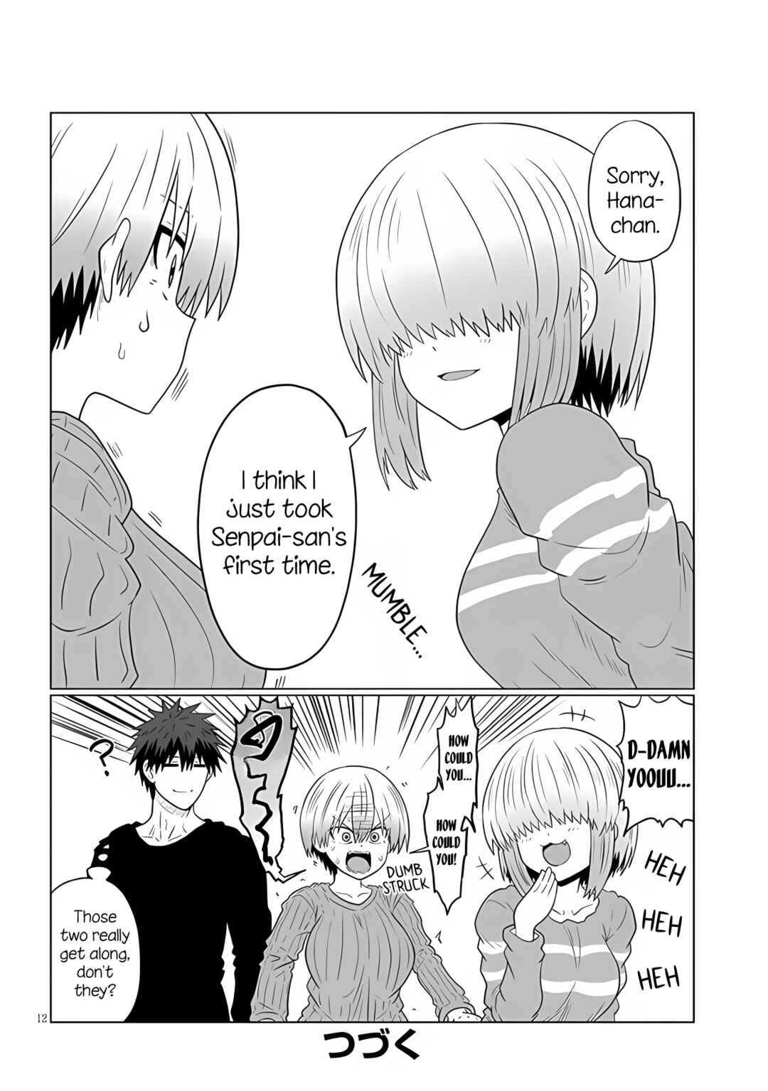 Page 12 Chapter 110 Uzaki-chan wa Asobitai!