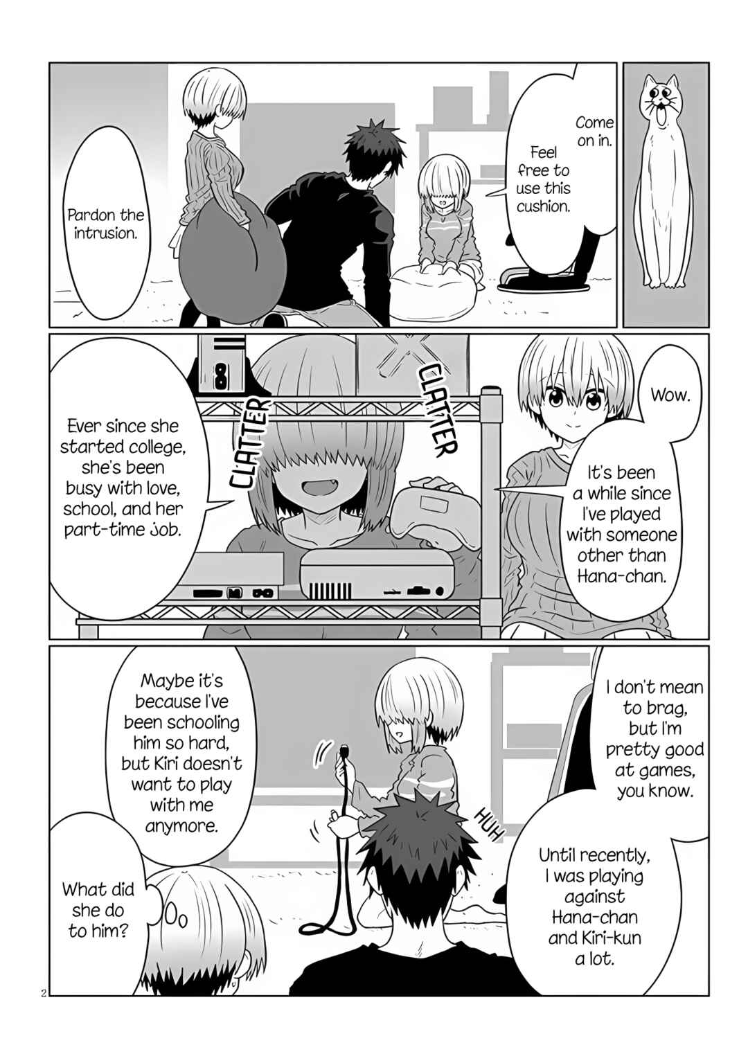 Page 2 Chapter 110 Uzaki-chan wa Asobitai!