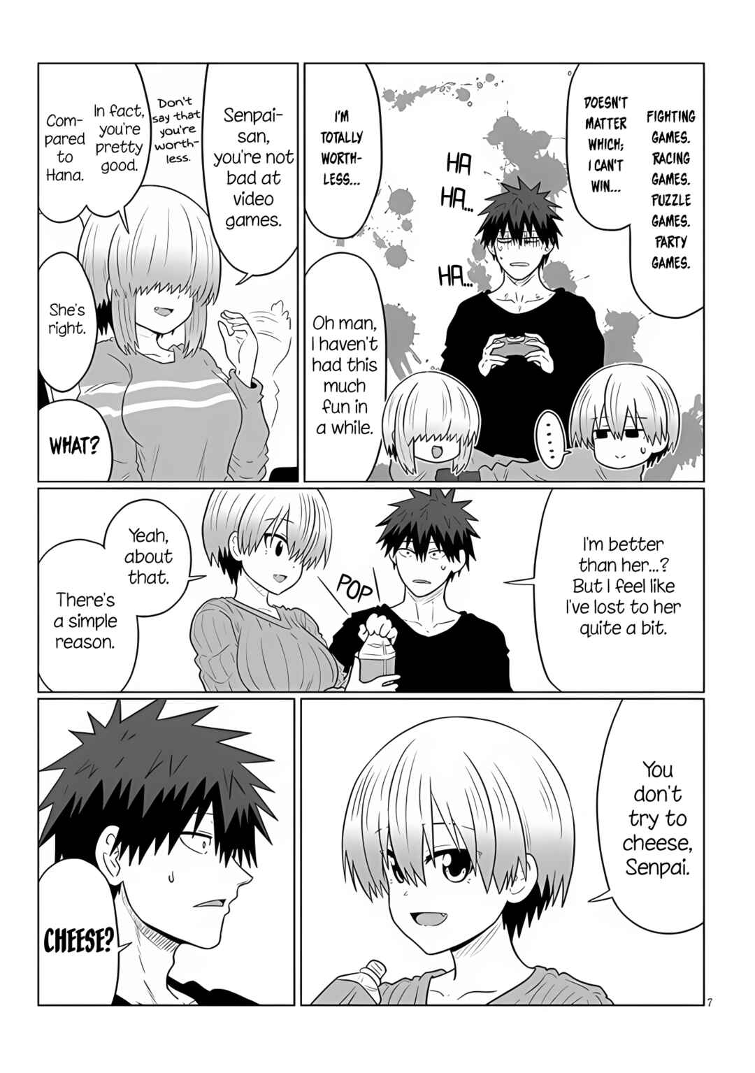Page 7 Chapter 110 Uzaki-chan wa Asobitai!