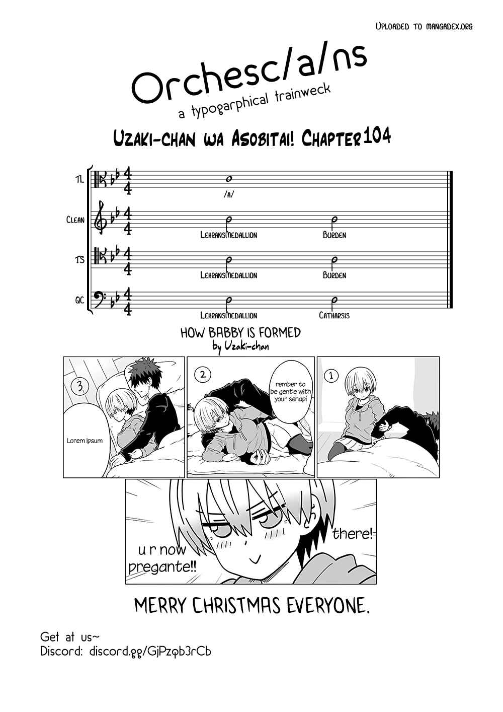 Page 13 Chapter 104 Uzaki-chan wa Asobitai!