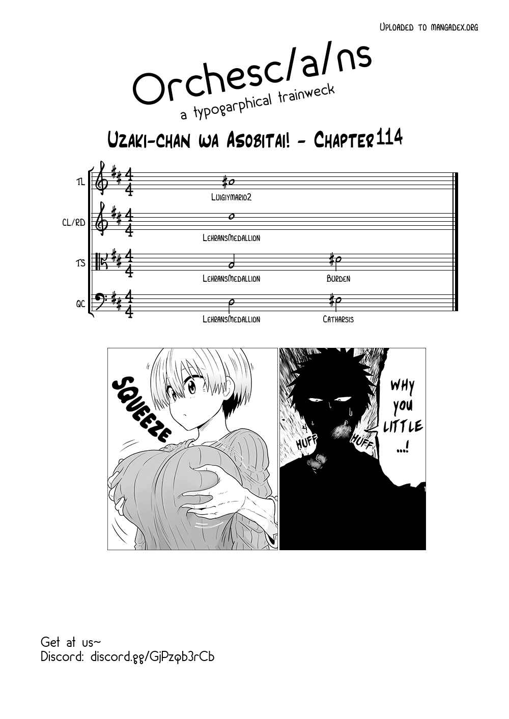 Page 13 Chapter 114 Uzaki-chan wa Asobitai!