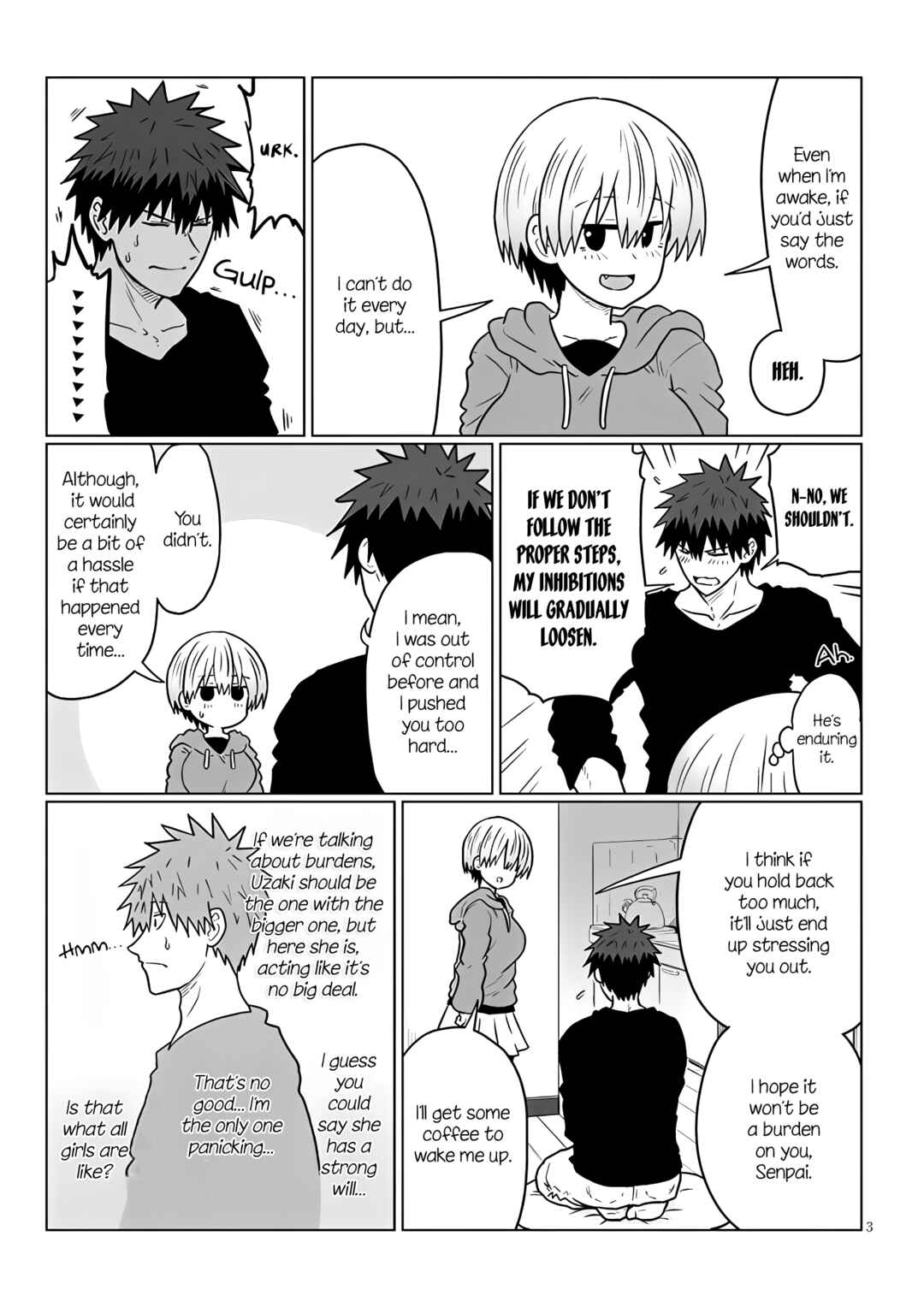 Page 3 Chapter 114 Uzaki-chan wa Asobitai!