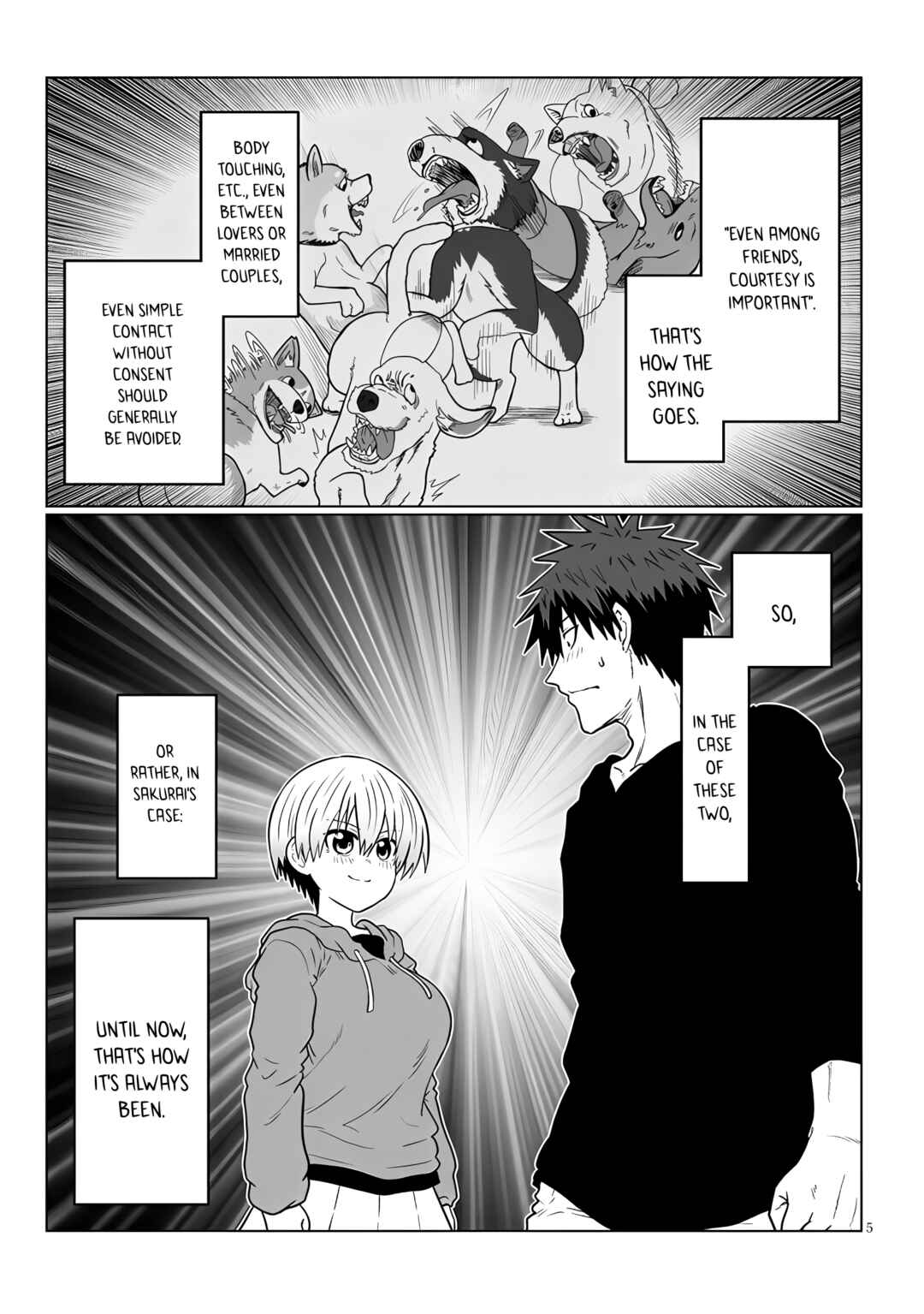 Page 5 Chapter 114 Uzaki-chan wa Asobitai!