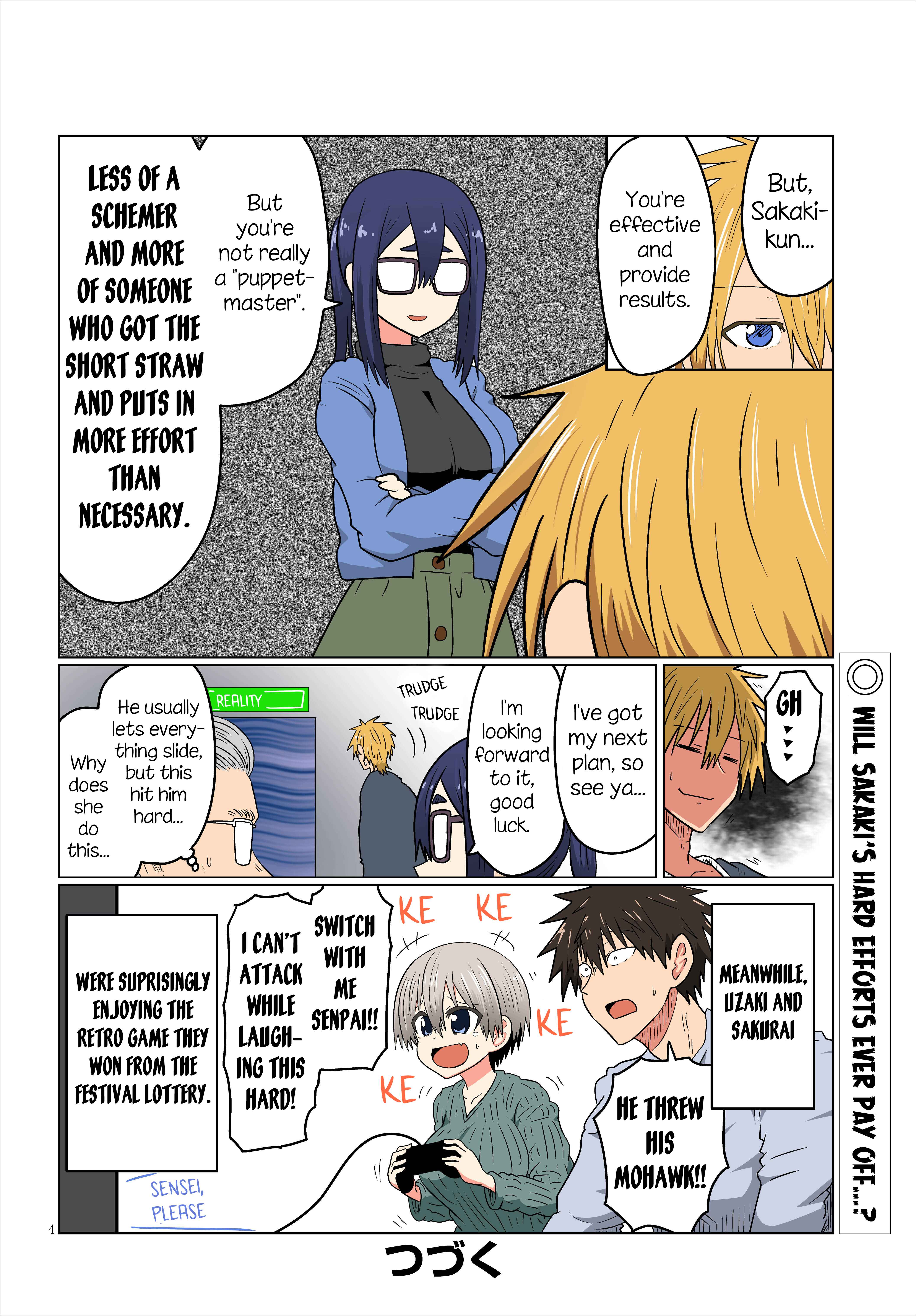 Page 4 Chapter 41.5 Uzaki-chan wa Asobitai!