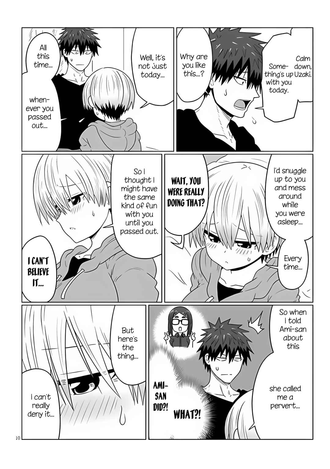 Page 10 Chapter 105 Uzaki-chan wa Asobitai!