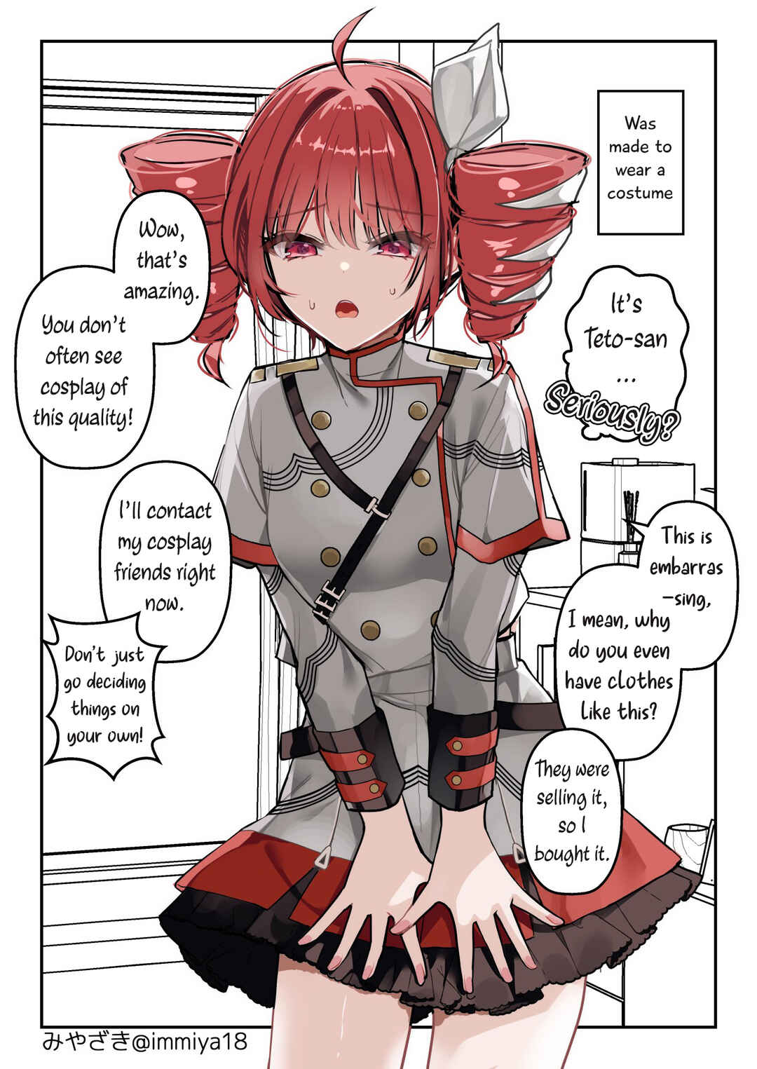 Page 1 Chapter 3 Kasane Teto ♀ ni Natta Otoko ♂ no Hanashi