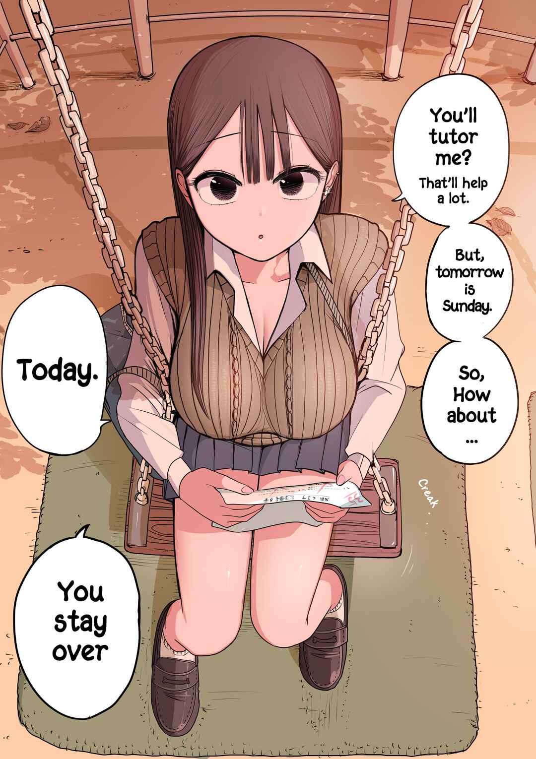 Page 1 Chapter 5 Tookago ni Menhera ni Naru Gyaru