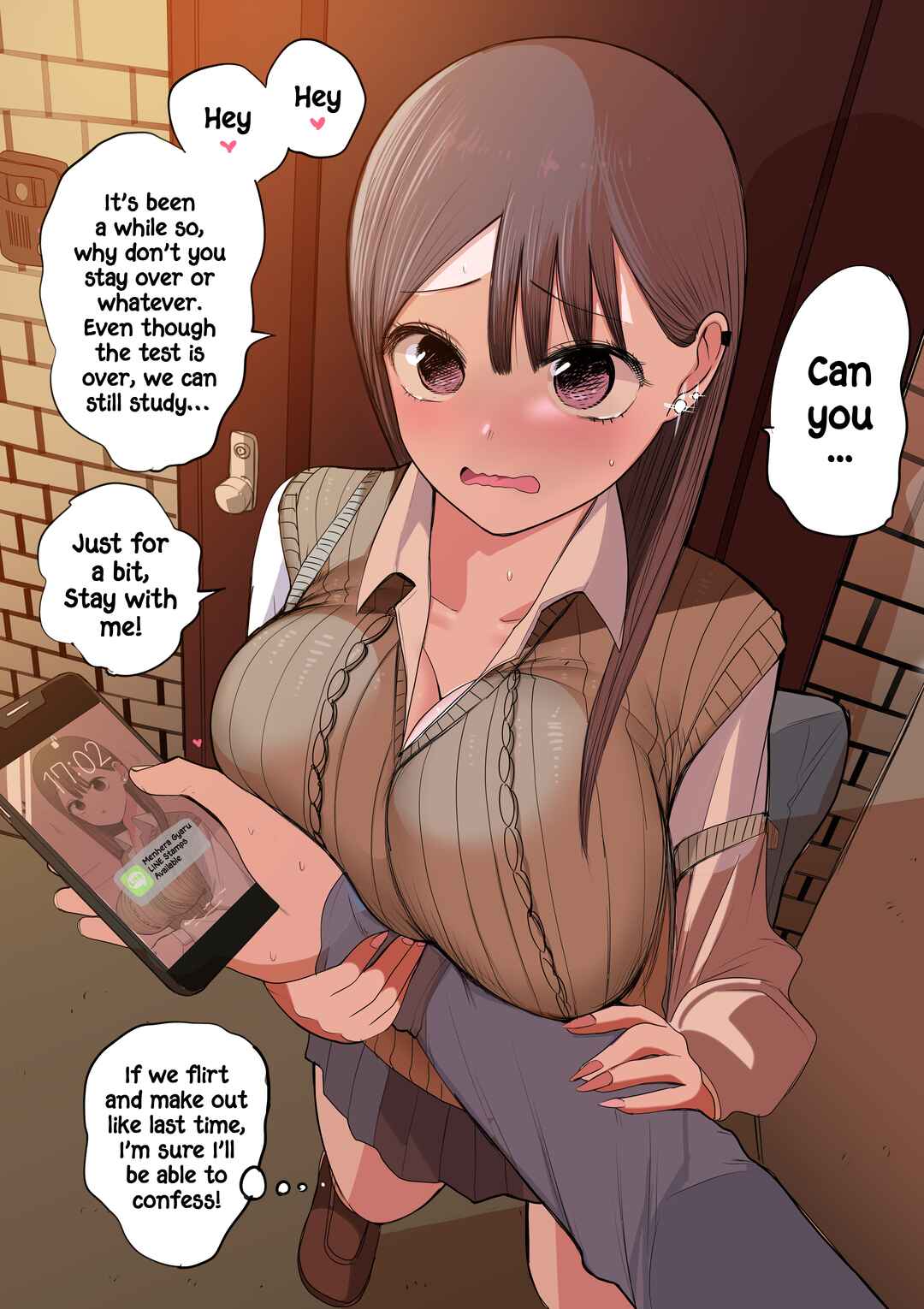Page 1 Chapter 15 Tookago ni Menhera ni Naru Gyaru