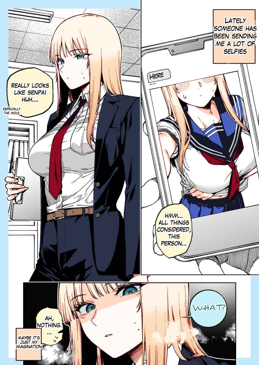 Page 1 Chapter Unknown_db92 Kinmuchuu ni Senpai Rashiki Hito no Shashin ga Takusan Okuraretekurun desu ga... (Fan Colored)