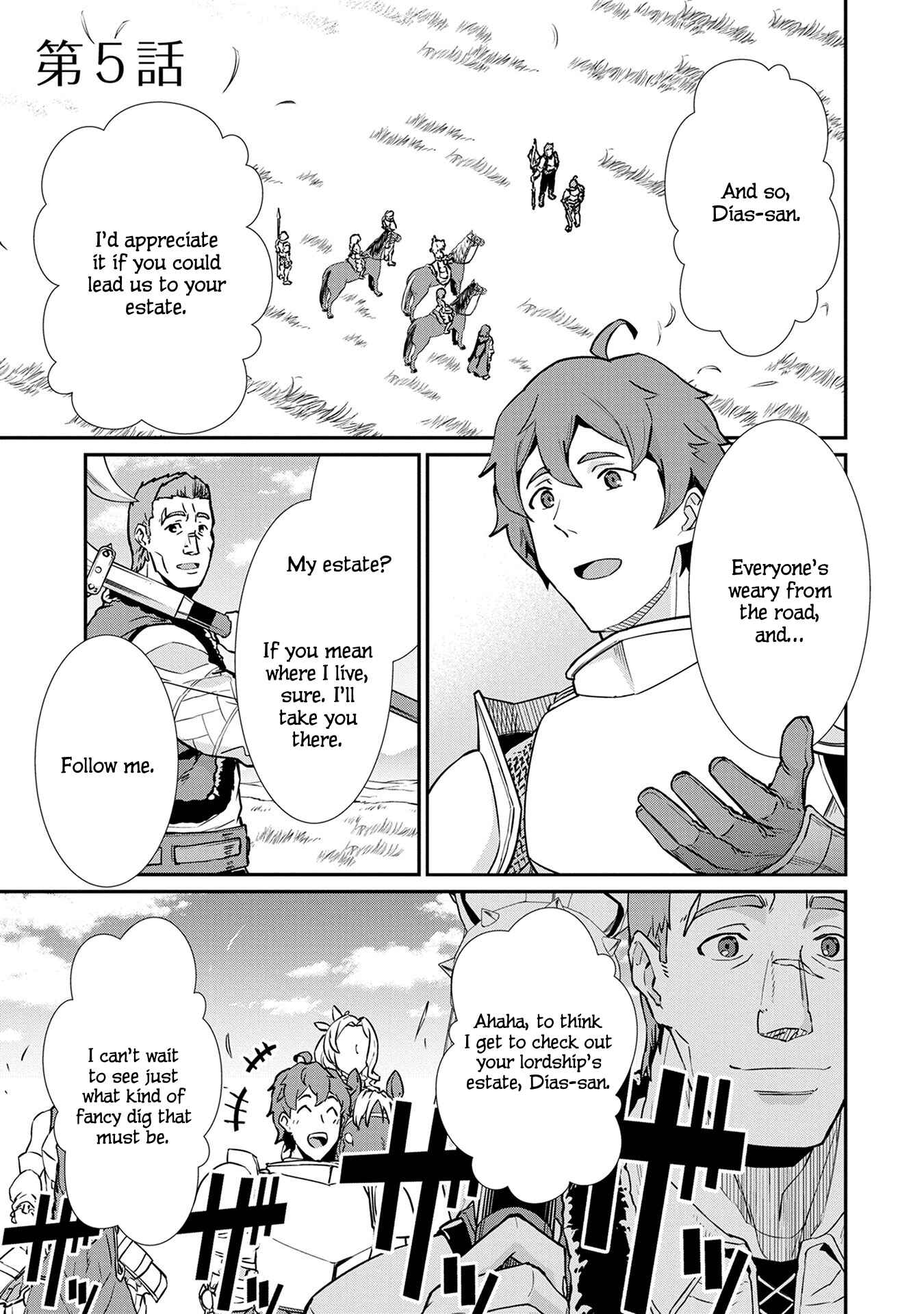 Page 1 Chapter 5 Ryoumin 0-nin Start no Henkyou Ryoushusama ~Ao no Dias to Soukaku no Otome~
