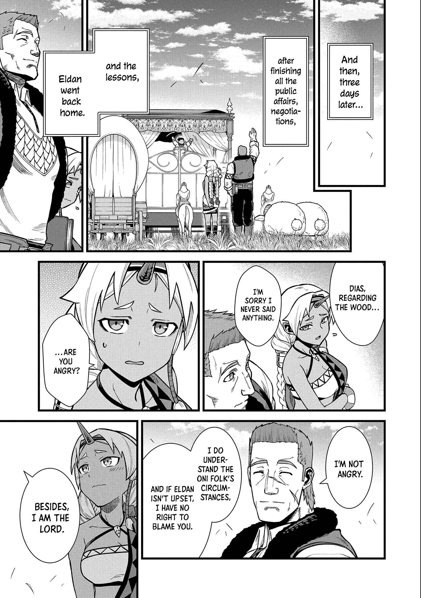 Page 33 Chapter 33 Ryoumin 0-nin Start no Henkyou Ryoushusama ~Ao no Dias to Soukaku no Otome~