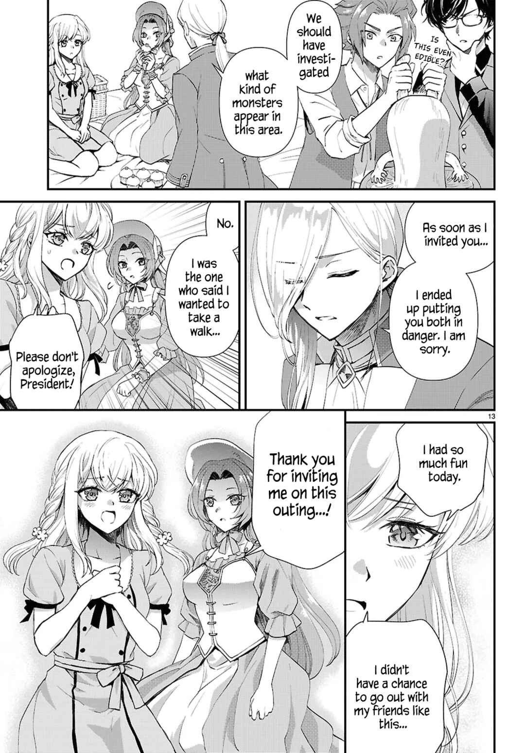 Page 13 Chapter 14 Danshi Koukousei, Otome Game no Akuyaku Reijou ni Tensei Suru.