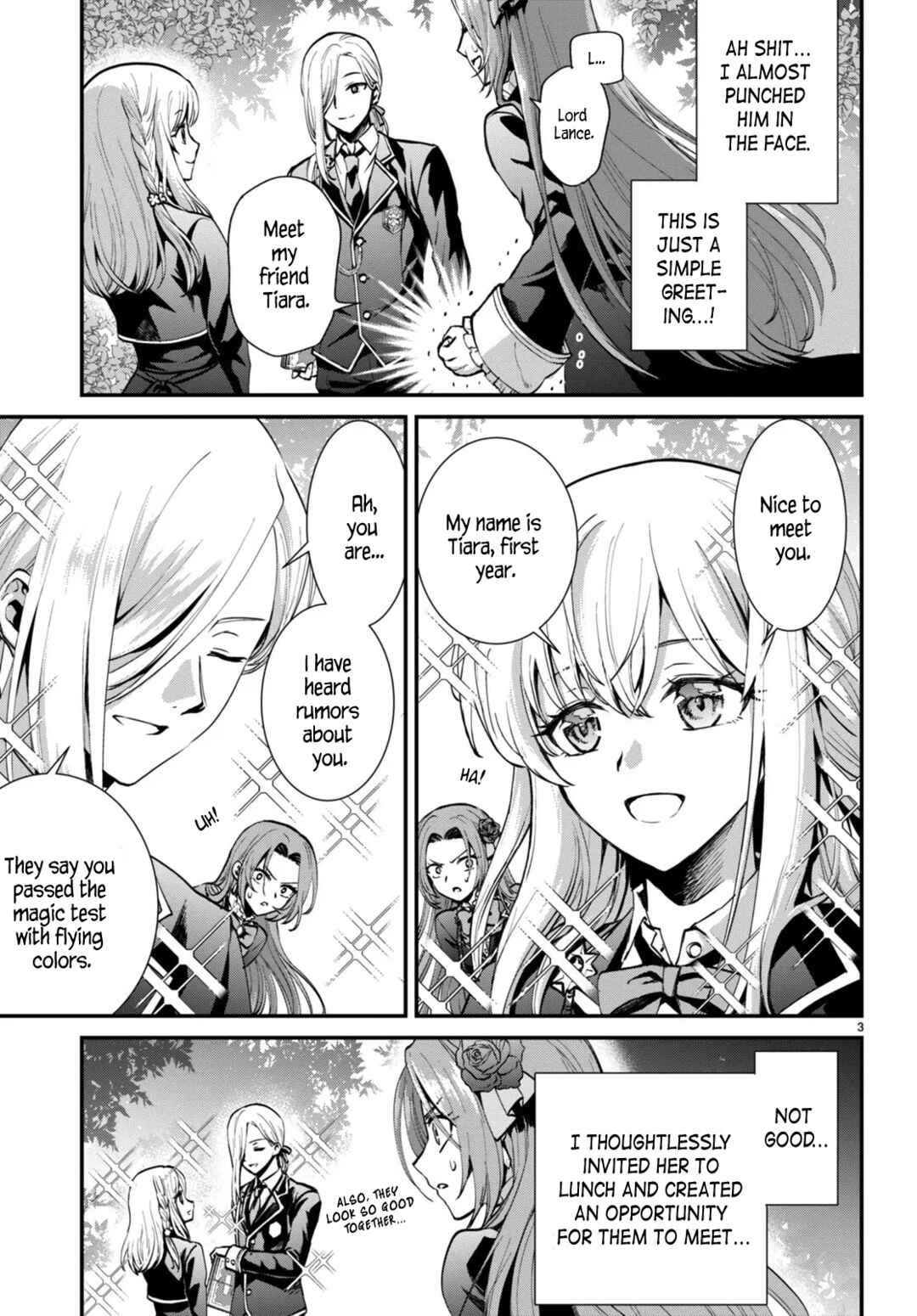 Page 3 Chapter 2 Danshi Koukousei, Otome Game no Akuyaku Reijou ni Tensei Suru.