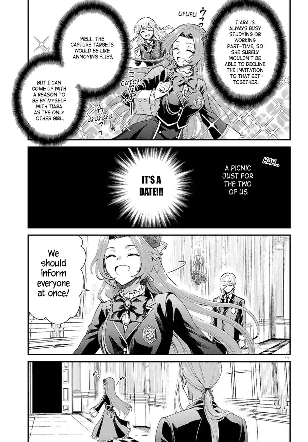 Page 11 Chapter 13 Danshi Koukousei, Otome Game no Akuyaku Reijou ni Tensei Suru.
