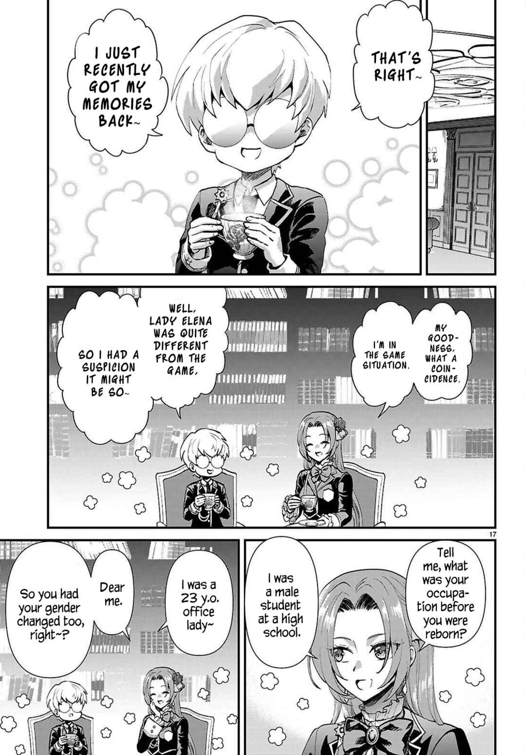 Page 17 Chapter 9 Danshi Koukousei, Otome Game no Akuyaku Reijou ni Tensei Suru.