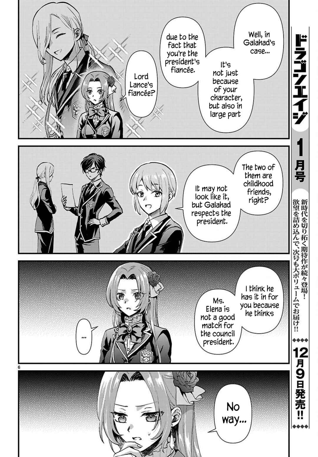 Page 6 Chapter 9 Danshi Koukousei, Otome Game no Akuyaku Reijou ni Tensei Suru.